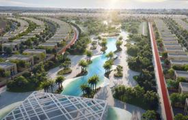 New complex of villas and townhouses with swimming pools in a residence with a lake and sports grounds, Sharjah, UAE for From $446,000