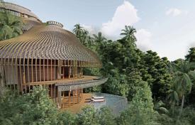 New villa with a swimming pool in a luxury comfortable residence with hotel services, Ubud, Bali, Indonesia for $270,000