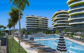 New apartments with a panoramic sea view in a residence with a jacuzzi and a fitness center, Alanya, Turkey for $221,000