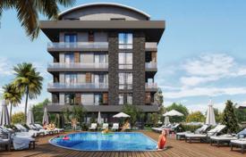 New residence with a swimming pool and a fitness room close to the sea, Oba, Turkey for From $178,000