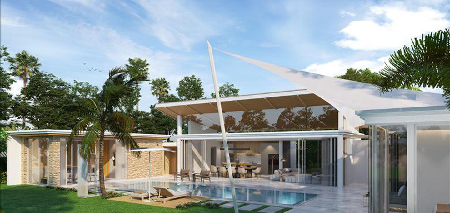 New complex of villas with swimming pools close to the beaches, Phuket