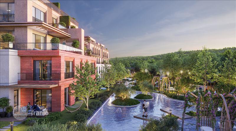 New residence with swimming pools, green areas and a golf course, Istanbul, Turkey