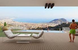 Alanya ultra luxury villa project in bektas with beautiful sea, harbor and mountain view. Price on request