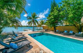 Furnished villa with a pool, a terrace and an ocean view, Miami Beach, USA for $1,750,000