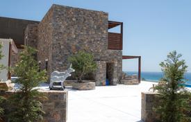 Supermodern villa with a slope to a private beach, Elounda, Crete, Greece for 15,000 € per week