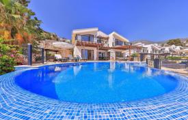 Beautiful villa with a swimming pool and a panoramic view at 50 meters from the sea, in the center of Kalkan, Turkey for $7,200 per week