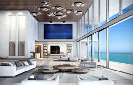 Three-storey penthouse with a rooftop pool, a SPA-complex and terraces with ocean views, in an elite residence in Miami, USA. Price on request