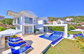 Two-storey villa with a swimming pool and a garden at 200 meters from the sea, Kash, Turkey for $4,500 per week