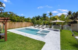 Spacious villa with a backyard, a pool, a sitting area and a garage, Miami, USA for $1,850,000