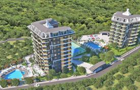 New penthouse in a guarded residence with swimming pools, a garden and a fitness center, close to the beach, Alanya, Turkey for 219,000 €