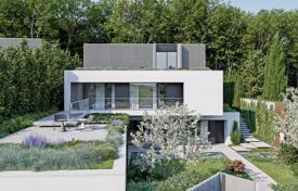 Two-storey new villa with a landscaped garden in Ljubljana, Slovenia. Price on request