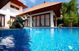 Modern villa with a swimming pool and a parking at 700 meters from the beach, Kamala, Phuket, Thailand for $1,800 per week