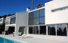 Snow-white villa in high-tech style overlooking the sea, Blanes, Costa Brava, Spain for 16,000 € per week