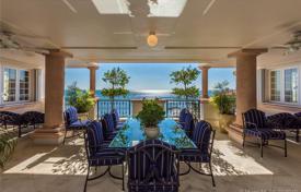 Stylish sunny apartment on the first line from the ocean in Fisher Island, Florida, USA for $9,950,000