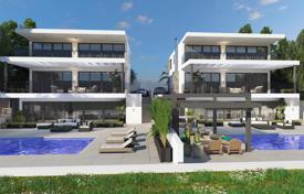Complex of two-storey villas with swimming pools and garden close to the beach, Geroskipou, Paphos, Cyprus for From 900,000 €