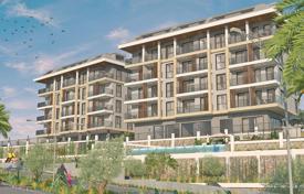 Modern apartment in a new residence with a swimming pool, a garden and a gym, Oba, Turkey for $129,000