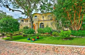 Spacious villa with a garden, a backyard, a pool, a relaxation area, a terrace and a garage, Miami, USA for $2,150,000