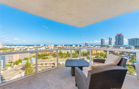 Snow-white three-room apartment with ocean views in Miami Beach, Florida, USA for $1,199,000
