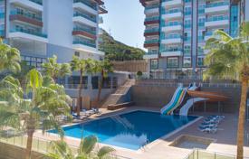 Flat with two balconies, shared pool and sea view, Kargicak, Turkey for $154,000