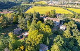 One of a kind estate with main villa, medieval castle, park, swimming pool, farm and thoroughbred horse breeding in Perugia, Umbria, Italy. Price on request