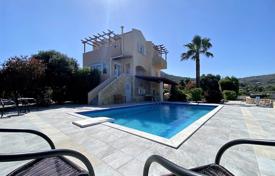 Three-storey villa with a swimming pool, an orchard and sea views in Kokkino Chorio, Crete, Greece for 495,000 €