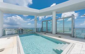 Duplex penthouse with a private pool, a sauna, a terrace, a parking and an ocean view, Edgewater, USA for $8,500,000