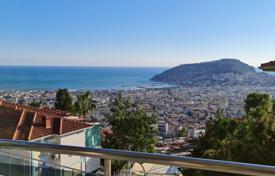 Alanya region of bektaş ultra luxury villa with castle and sea view. Price on request