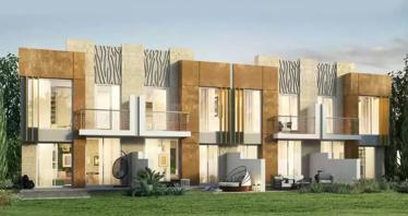 Aquilegia villa complex with water attractions and playgrounds, in the quiet and peaceful area of Damac Hills 2, Dubai, UAE