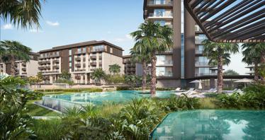 New residence Elara with a swimming pool and a panoramic view, Umm Suqeim, Dubai, UAE
