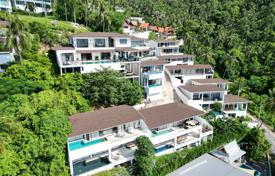 Furnished apartments and villas with private swimming pools and sea view, in a quiet area near Lamai Beach, Samui, Thailand for From $131,000