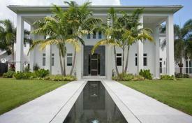 Comfortable villa with a backyard, a swimming pool, a terrace and three garages, Miami, USA for $7,990,000