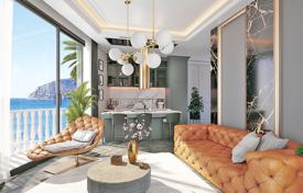 Spacious penthouse in a new beachfront residence with swimming pools, a cinema and a spa area, in the center of Alanya, Turkey for $634,000