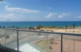 Apartment with a terrace and sea views in a residence with a pool, on the first line from the coast, Netanya, Israel for $1,020,000