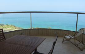 Penthouse with two balconies and sea views in a comfortable residence with a pool, on the first line from the beach, Netanya, Israel for $1,225,000