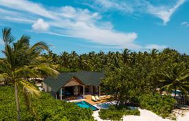 Villa with a pool and a jacuzzi in a residence with a restaurant, a spa center and a water sports center, on the first sea line, Raa Atoll for $13,000 per week