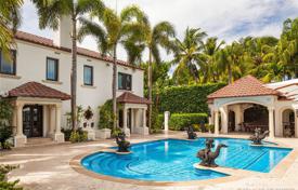 Spacious villa with a garden, a pool, a private promenade, terraces and views of the bay, Miami Beach, USA for $39,950,000