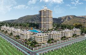 New apartments in a luxury gated residence with swimming pools, an aquapark and a cinema, Alanya, Turkey for $114,000