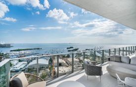 Spacious furnished apartment with a terrace and views of the bay, Miami, USA for $9,900,000