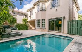 Two-story villa with a patio, a swimming pool, a garage and a terrace, Sunny Isles Beach, USA for $1,450,000