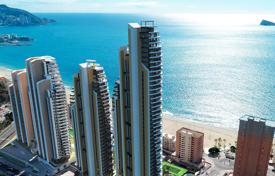 Duplex penthouse in a gated residence with swimming pools, 100 meters from the beach, Benidorm, Spain for 1,740,000 €
