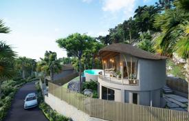 New two-level villa with a pool, a garage and a sea view, Bo Phut, Samui, Surat Thani, Thailand for $411,000