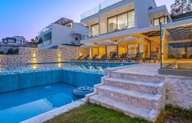 Sea-view villa in Kalkan with a roof terrace, private parking, jacuzzi, barbecue, 500 m from the sea and 500 m from the city center for $968,000