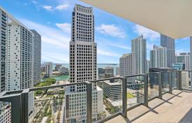 Comfortable apartment with a parking, a terrace and views of the bay in a building with a garden and fitness area, Miami, USA for $950,000