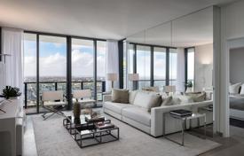 Premium apartments with different layouts and terraces in a luxurious condominium in the center of Miami, USA for $633,000