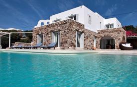 Spacious villa with a private beach, a panoramic pool and a sea view, Mykonos, Greece for 21,300 € per week