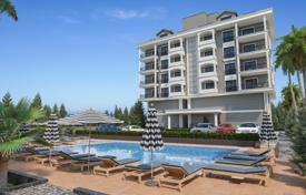 New apartments in a modern and quality residence with swimming pools, 200 meters from the beach, Alanya, Turkey for $167,000