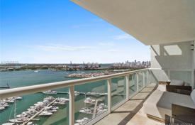 Sunny two-bedroom apartment by the ocean in Miami Beach, Florida, USA for $1,500,000