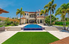 Comfortable villa with a backyard, a swimming pool, terraces and a garage, Sunny Isles Beach, USA for $5,400,000