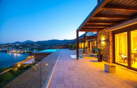 Modern villa with a pool, a sauna and a private beach, Elounda, Crete, Greece for 3,800,000 €