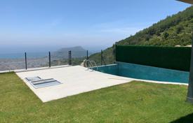Alanya luxury villa in Tepe district with private pool and Turkish citizenship with sea and mountain view. Price on request